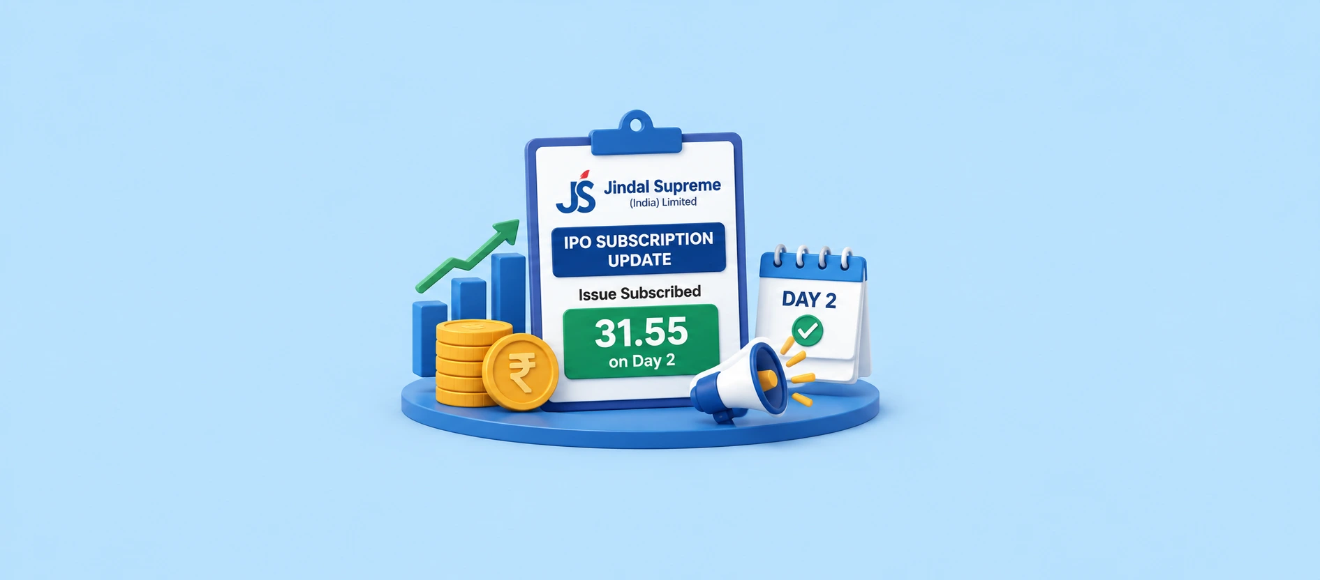 Jindal Supreme (India) IPO Subscription Update: Issue Subscribed 31.55 on Day 2